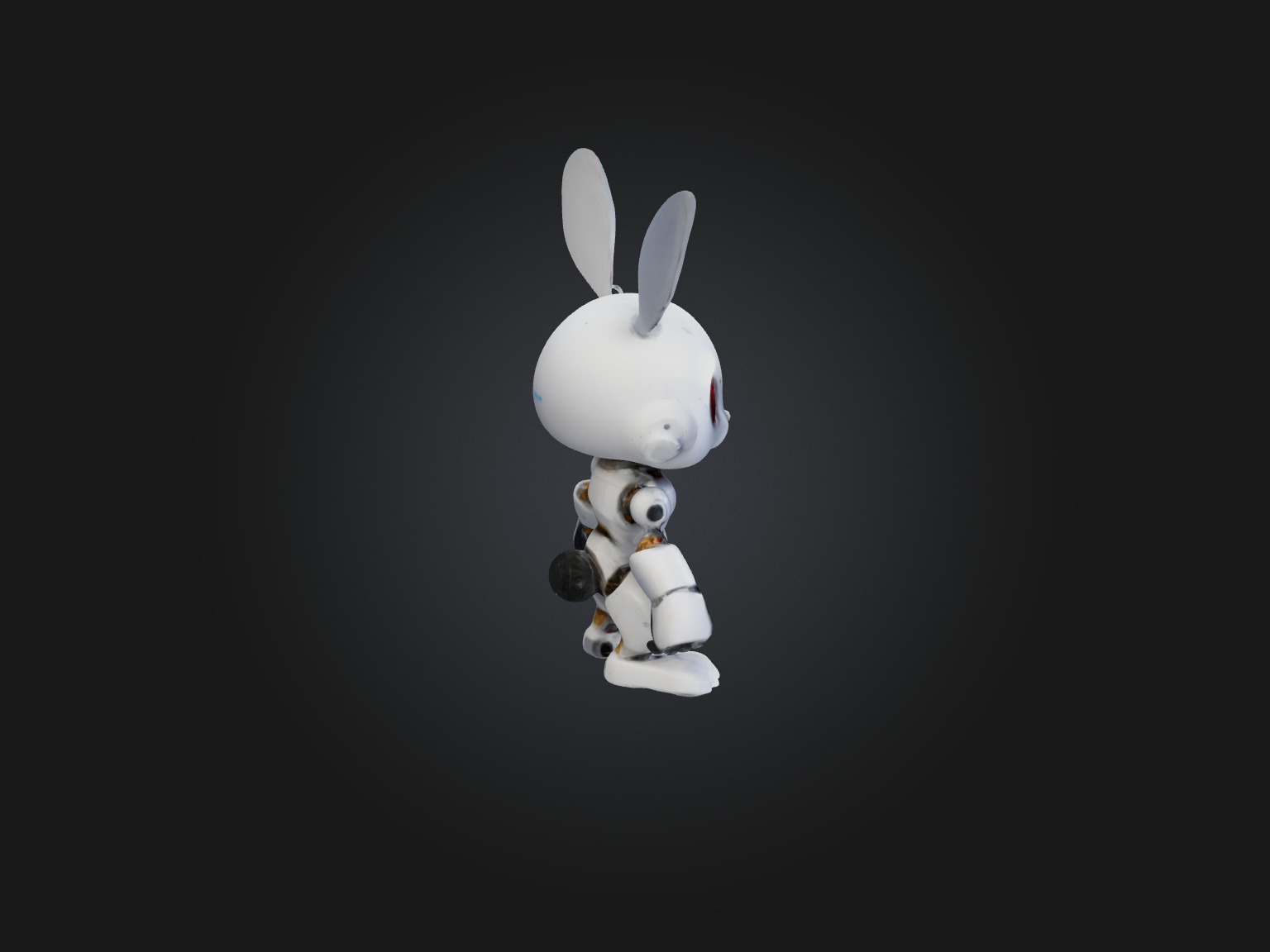RoboRabbit Model Low-poly 3D model_9