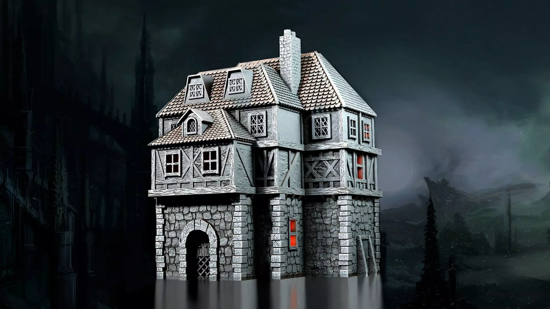 High House 3D print model