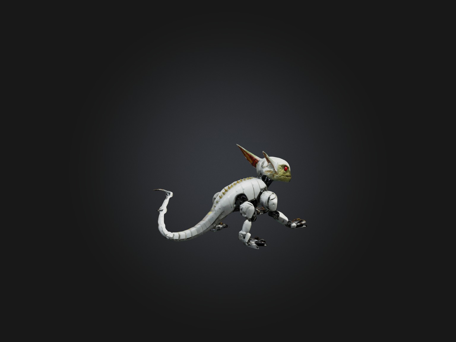 RoboLizard Model Low-poly 3D model_5