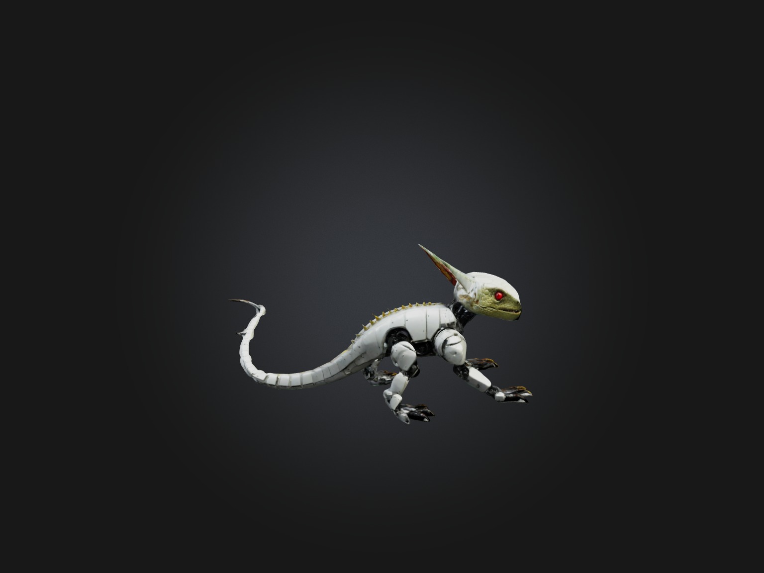RoboLizard Model Low-poly 3D model_4