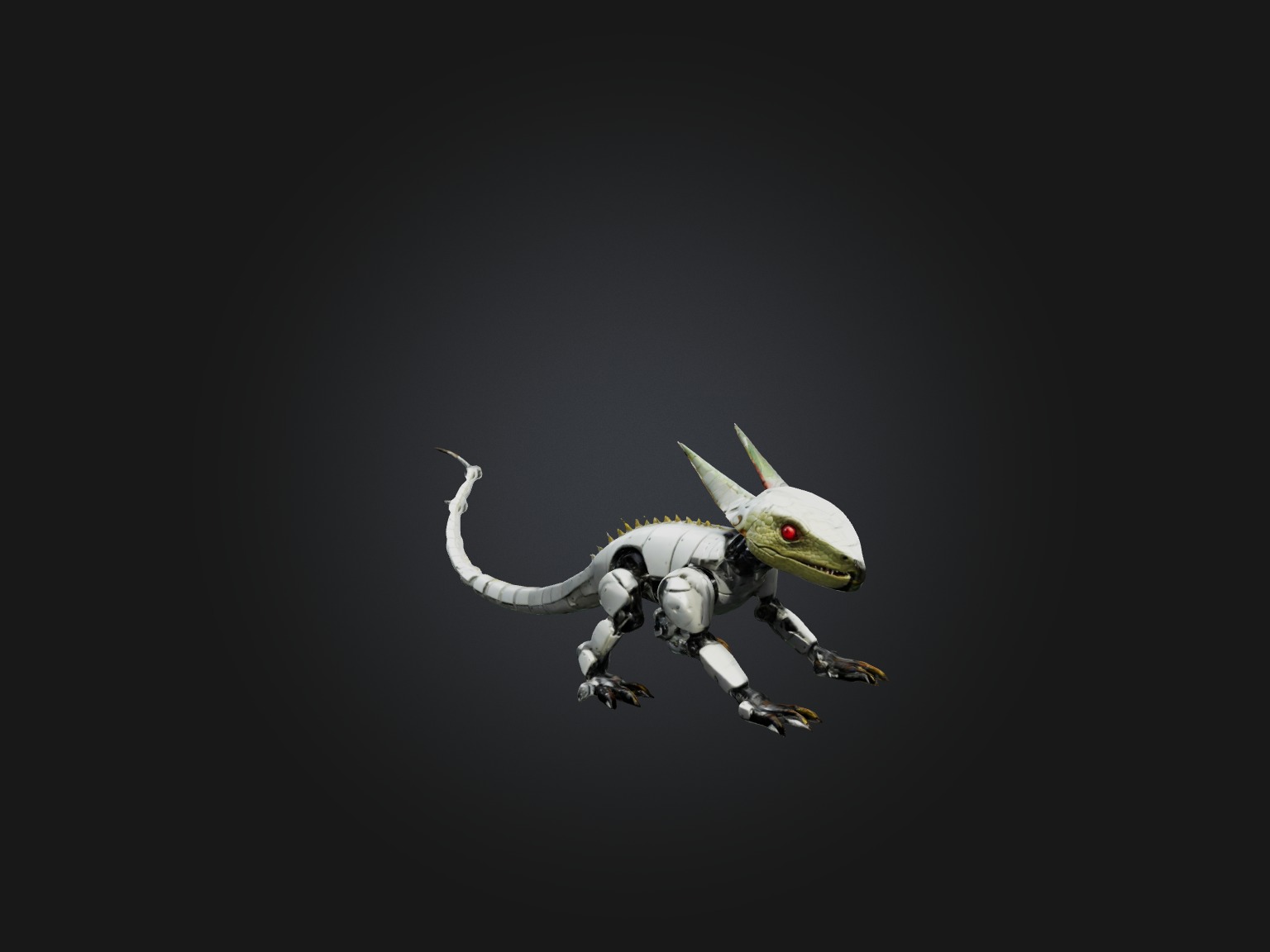 RoboLizard Model Low-poly 3D model_8
