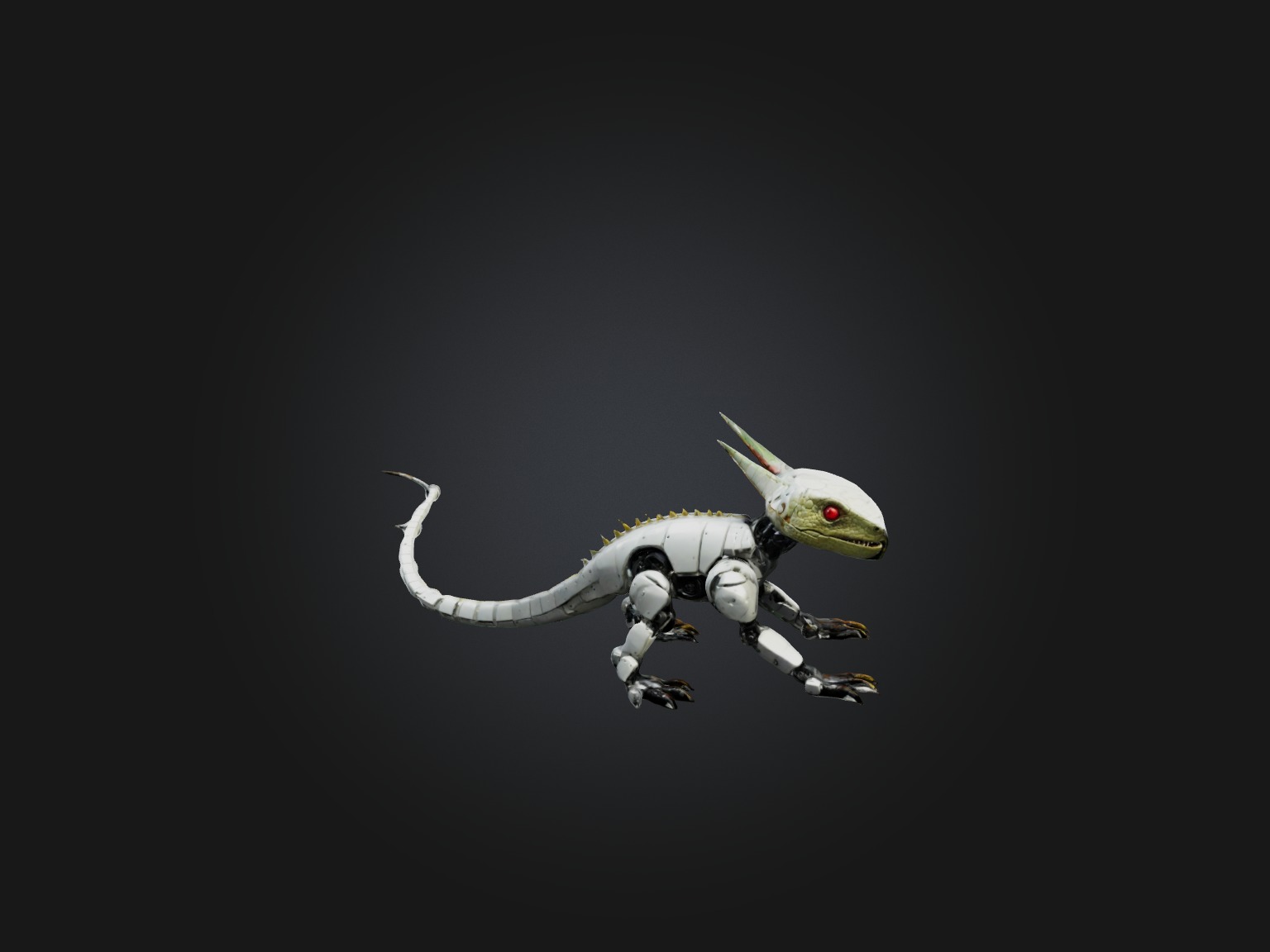 RoboLizard Model Low-poly 3D model_3