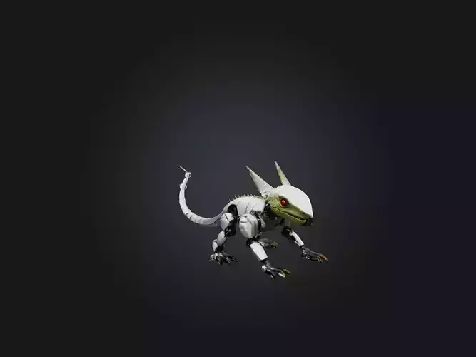 RoboLizard Model Low-poly 3D model