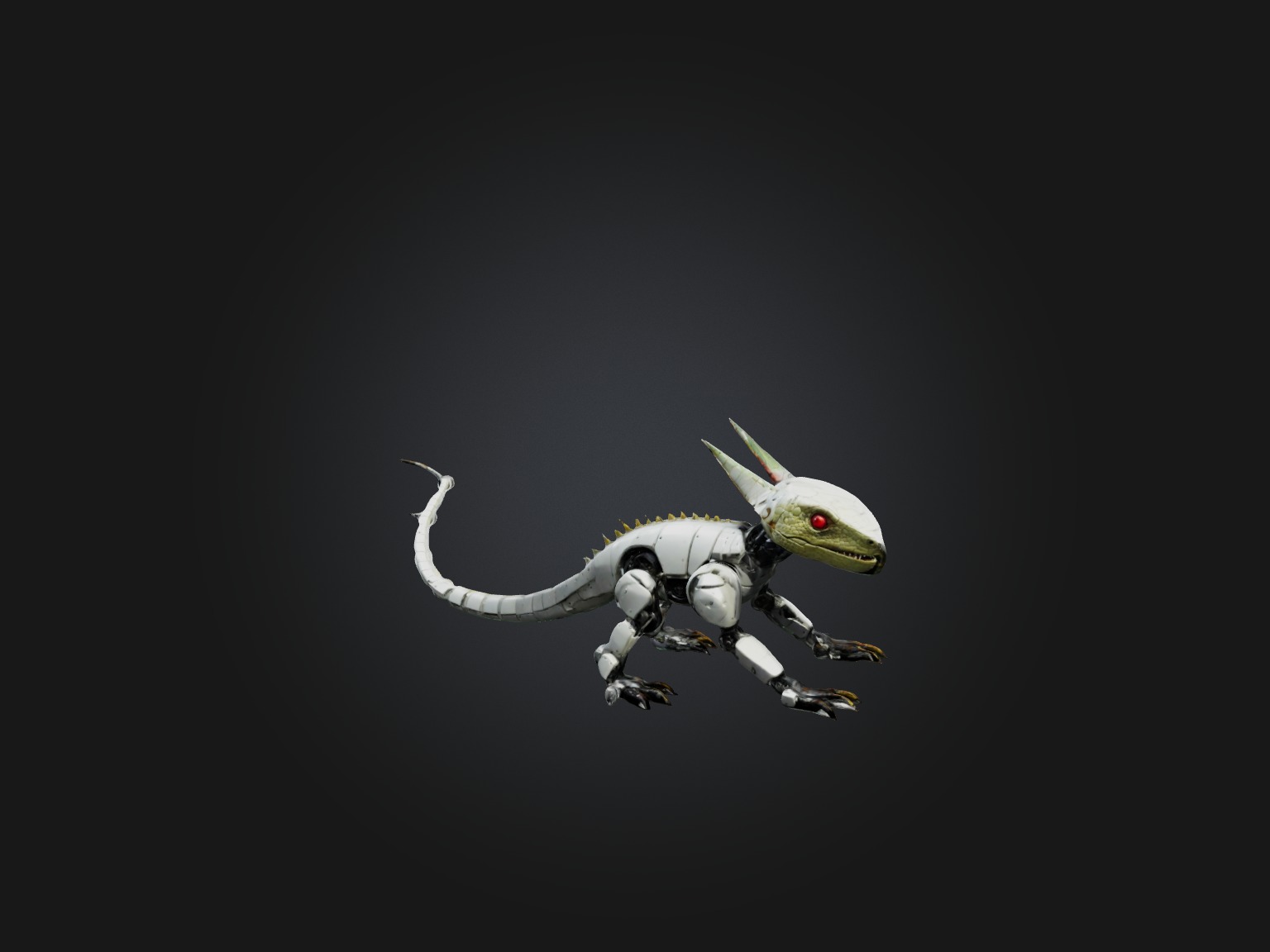 RoboLizard Model Low-poly 3D model_2