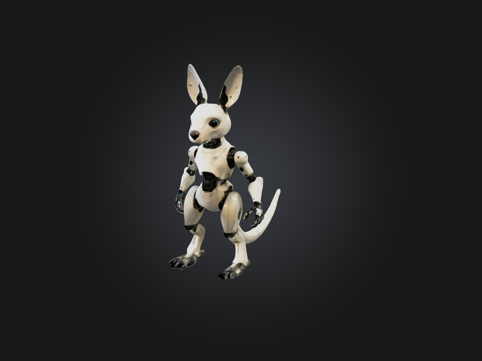 RoboKangaroo Model Low-poly 3D model_8