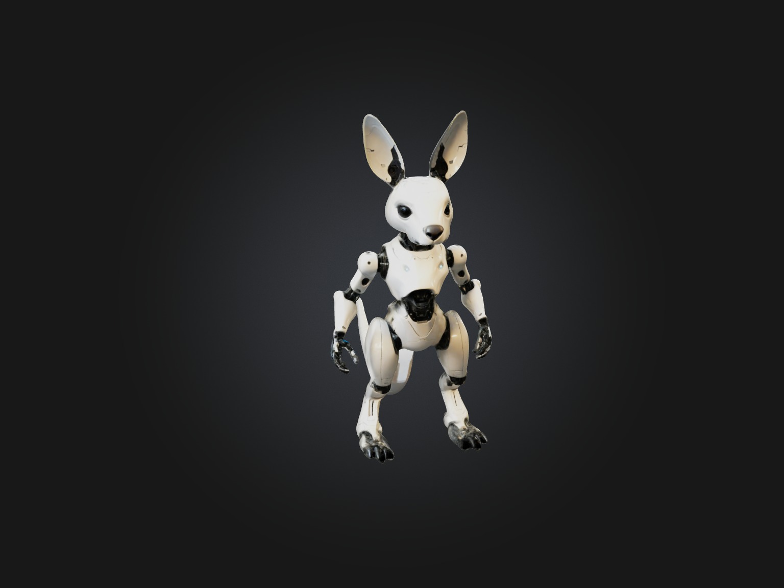 RoboKangaroo Model Low-poly 3D model_4
