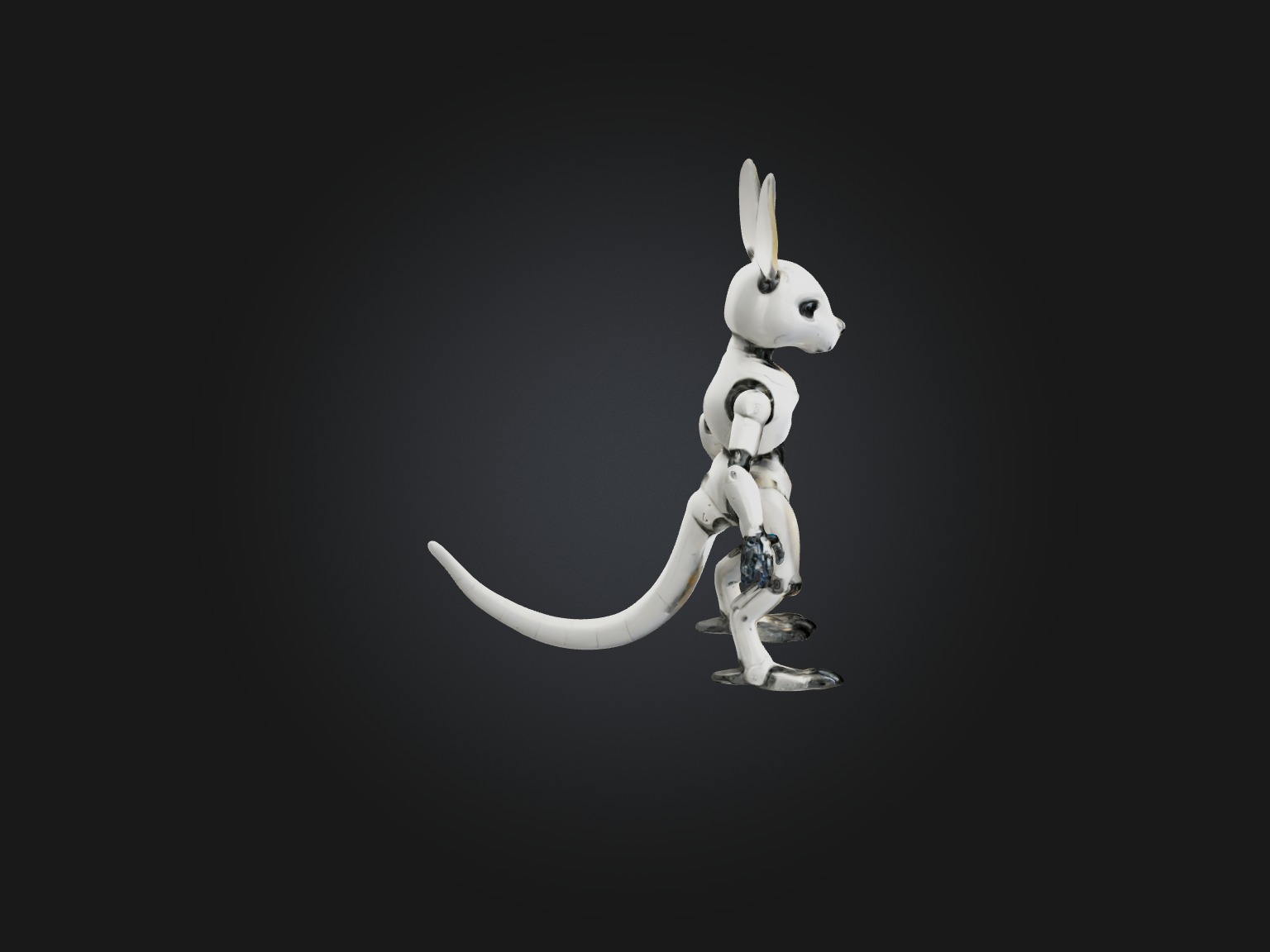 RoboKangaroo Model Low-poly 3D model_7
