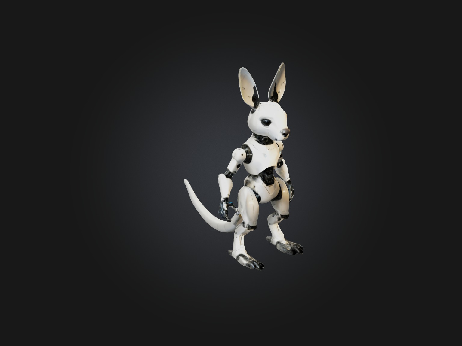 RoboKangaroo Model Low-poly 3D model_5