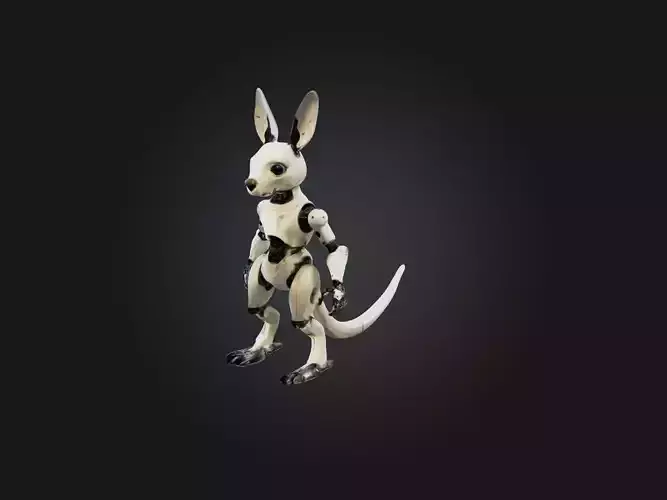RoboKangaroo Model Low-poly 3D model