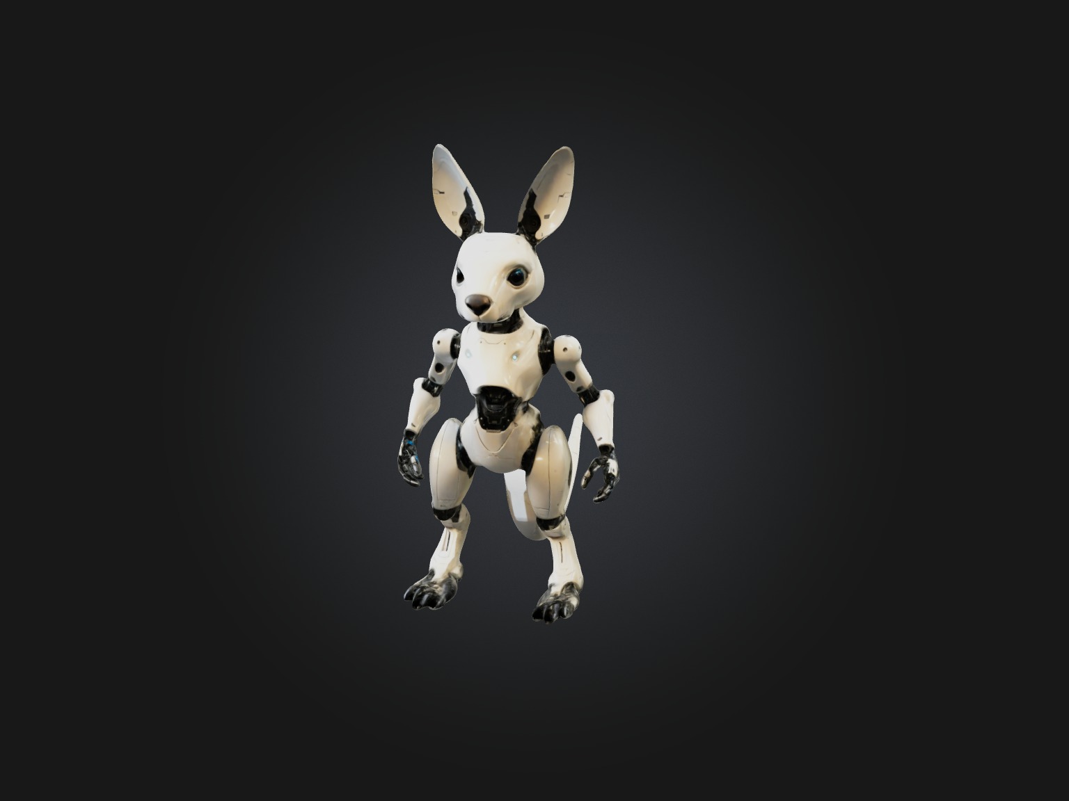 RoboKangaroo Model Low-poly 3D model_2