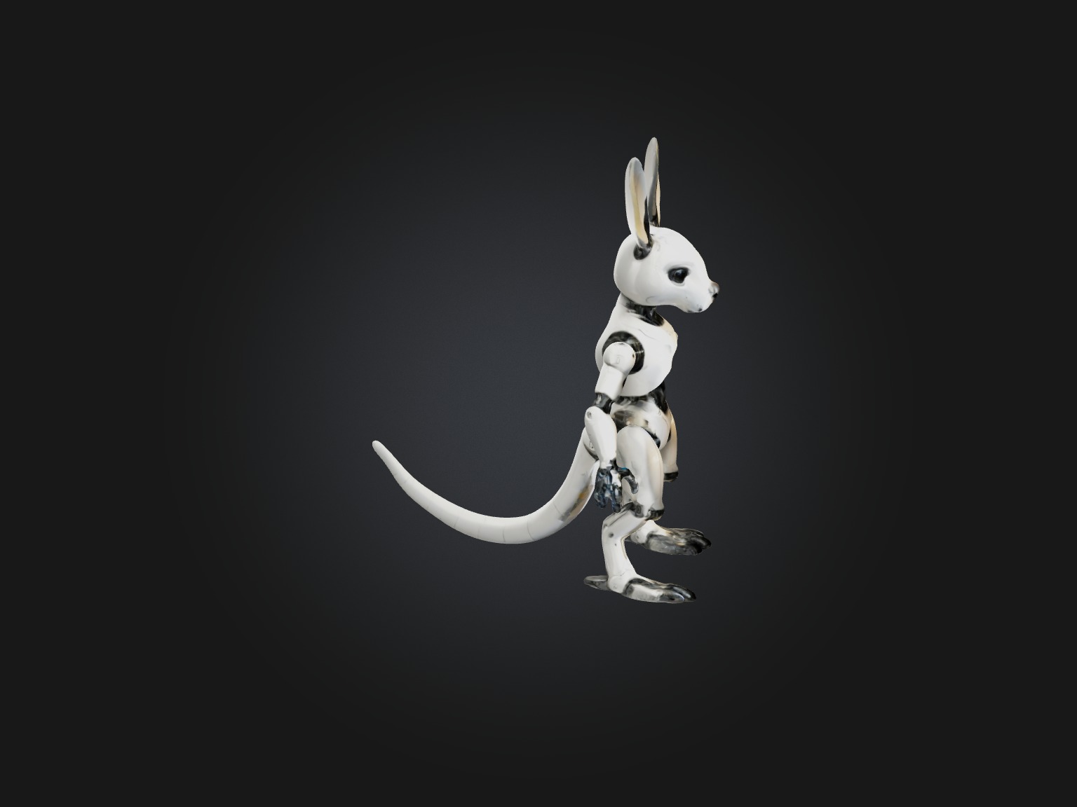RoboKangaroo Model Low-poly 3D model_6
