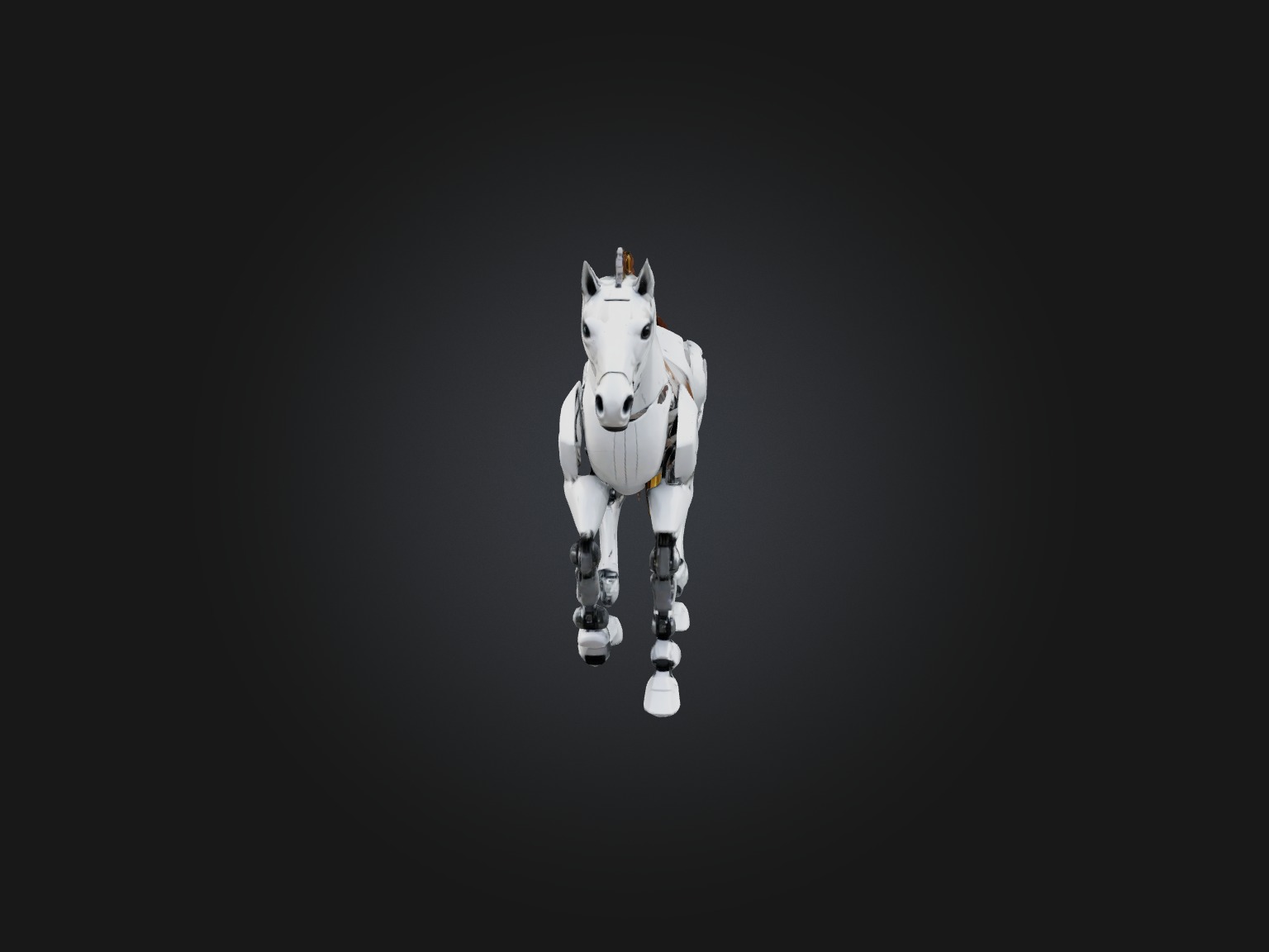 RoboHorse Model Low-poly 3D model_3
