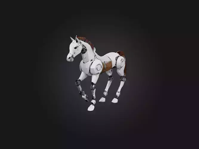 RoboHorse Model Low-poly 3D model