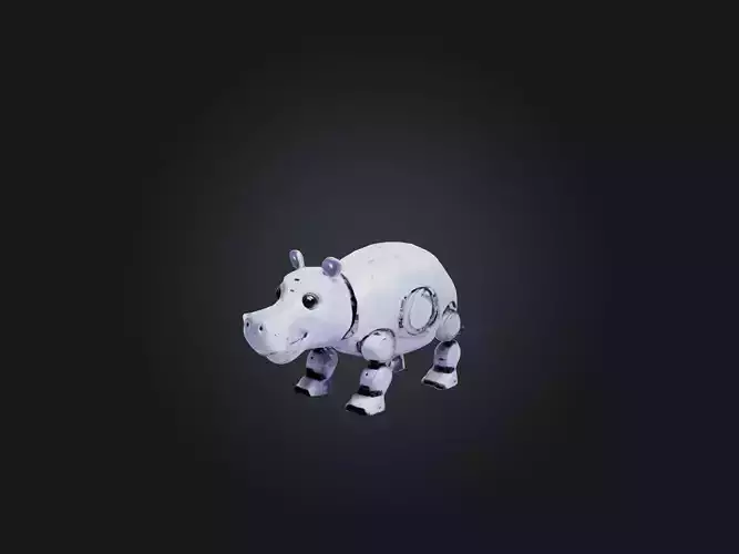 RoboHippo Model Low-poly 3D model