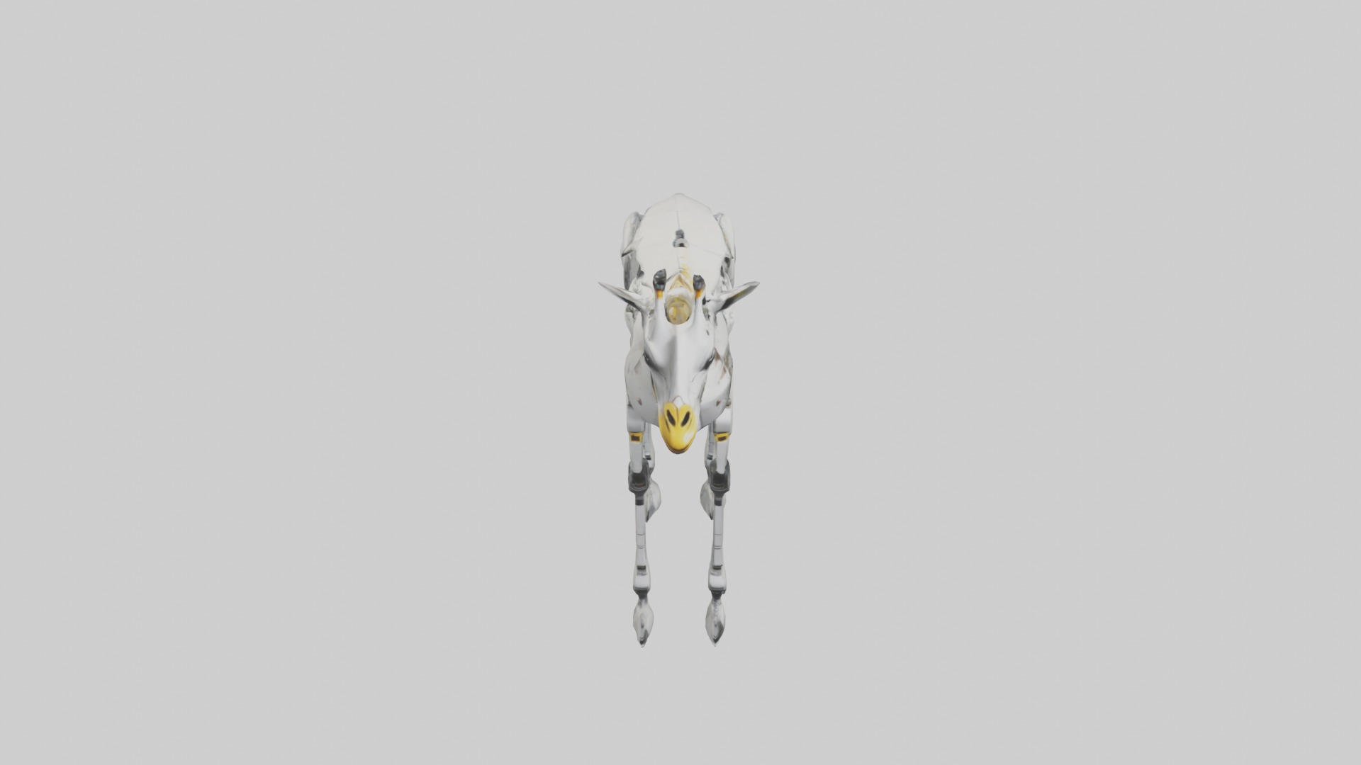 RoboGiraffe Model Low-poly 3D model_10