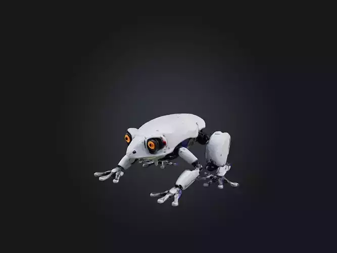 RoboFrog Model Low-poly 3D model RoboFrog Model Low-poly 3D model