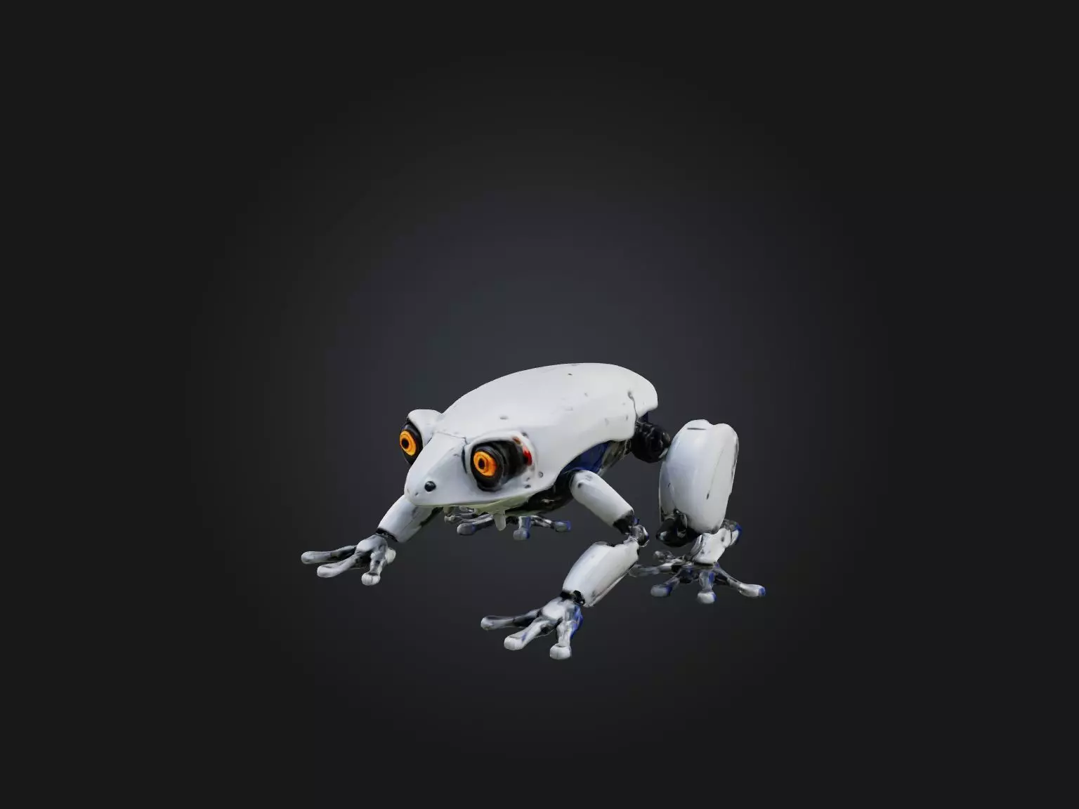 RoboFrog Model Low-poly 3D model_0