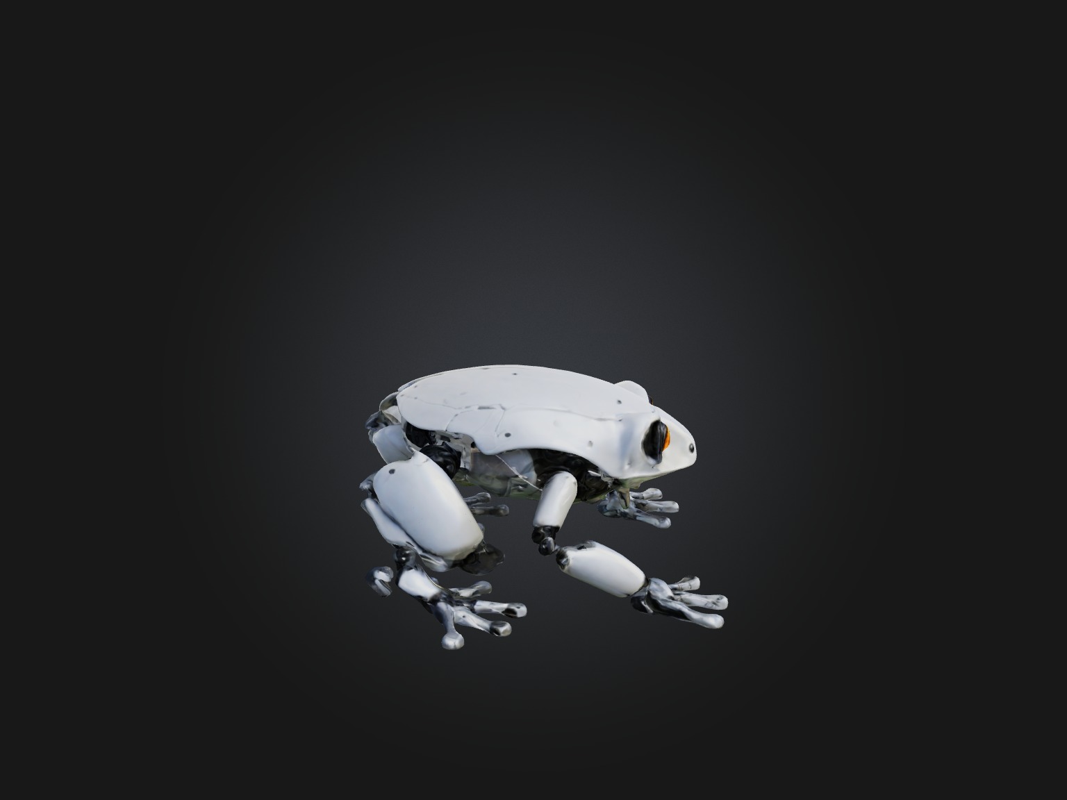 RoboFrog Model Low-poly 3D model_7