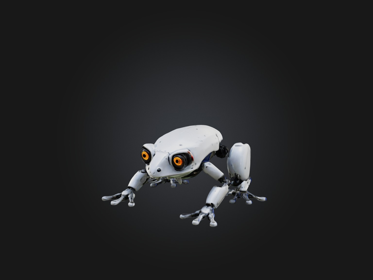 RoboFrog Model Low-poly 3D model_8