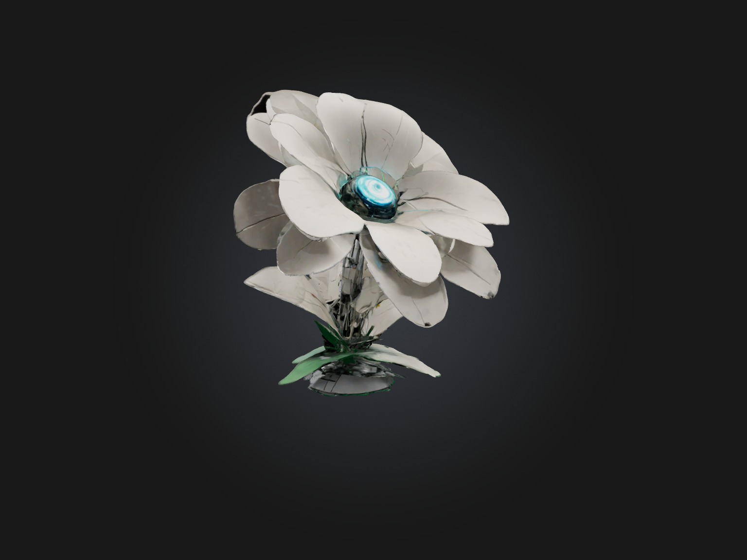 RoboFlower Model Low-poly 3D model_3