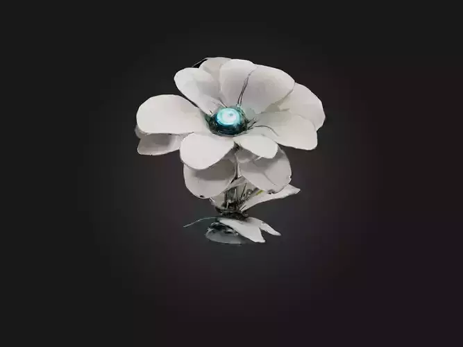 RoboFlower Model Low-poly 3D model