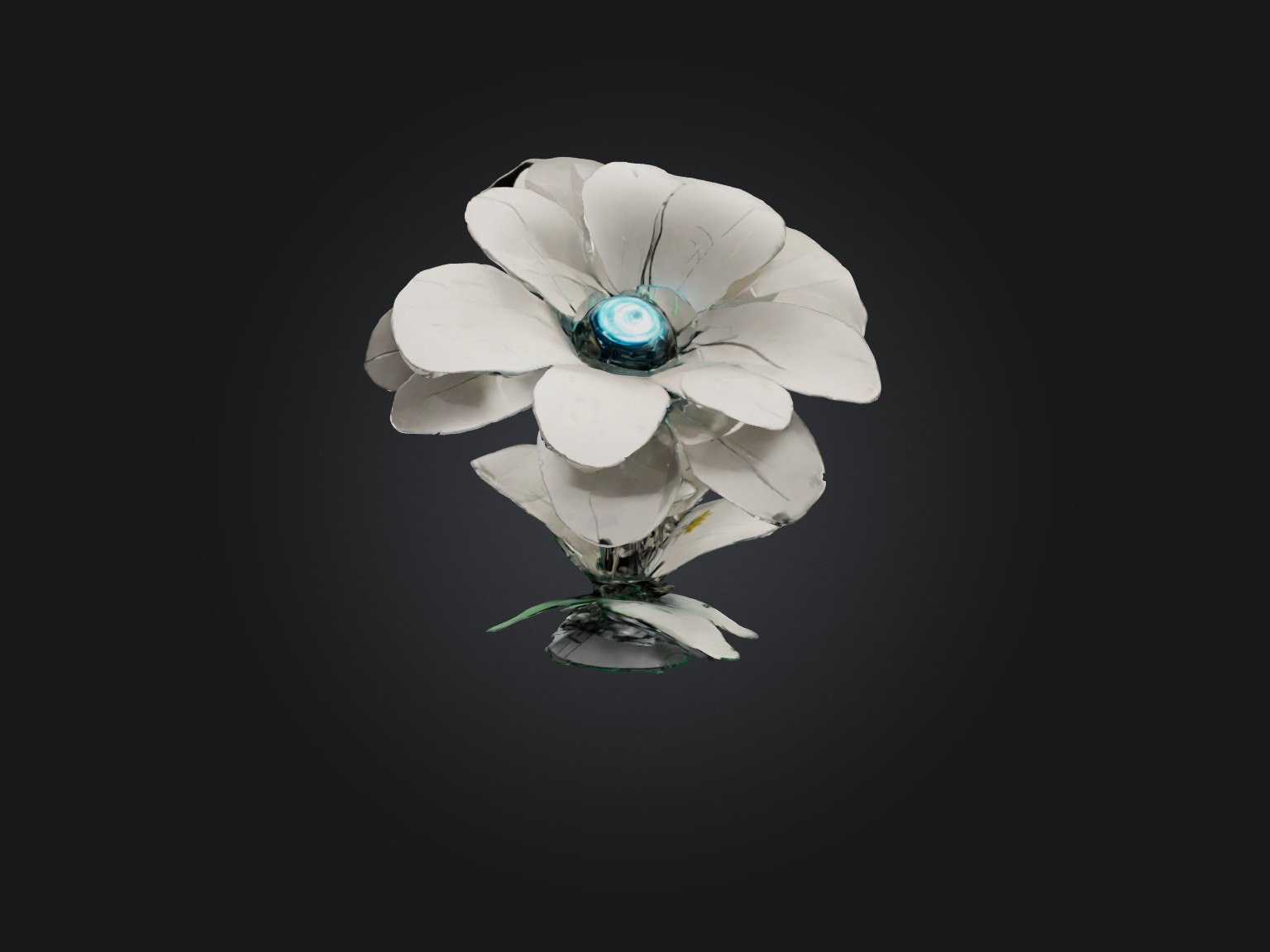 RoboFlower Model Low-poly 3D model_7