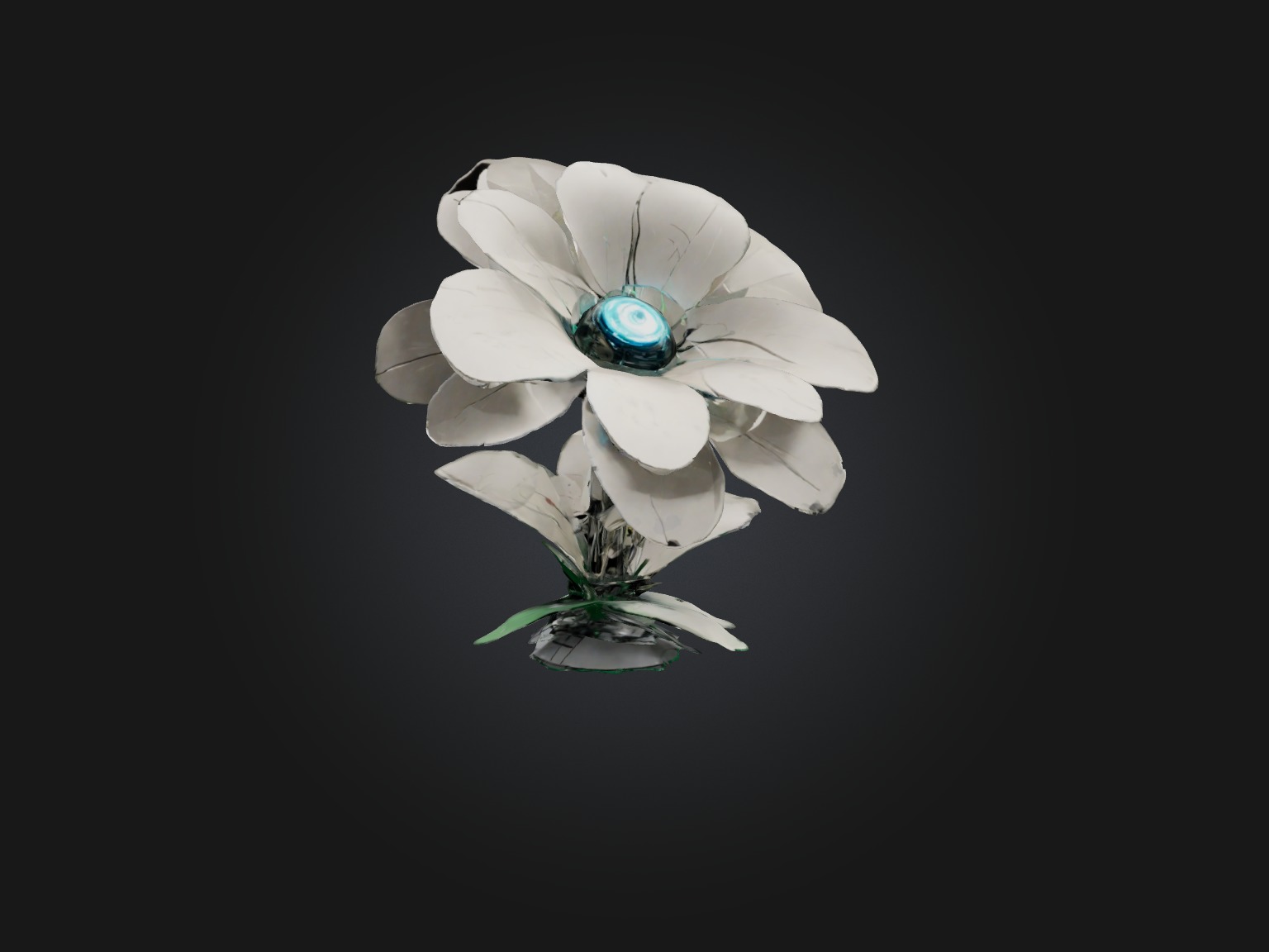 RoboFlower Model Low-poly 3D model_2