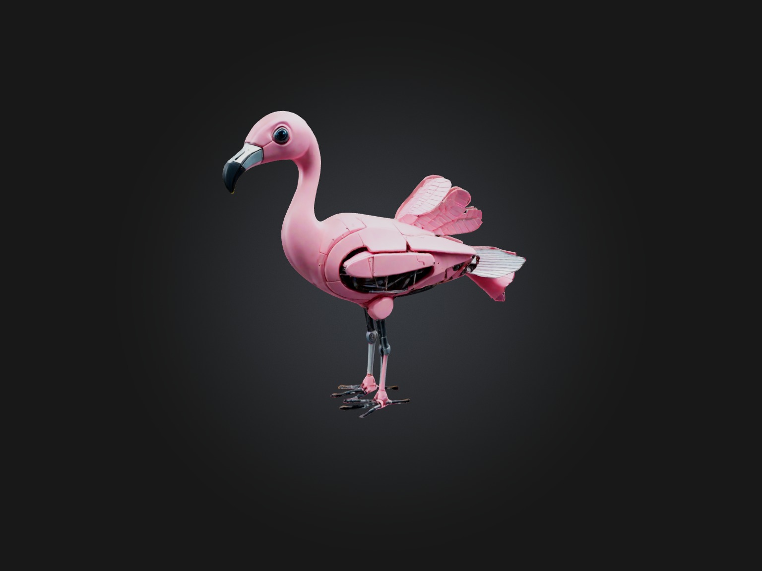 RoboFlamingo Model Low-poly 3D model_4