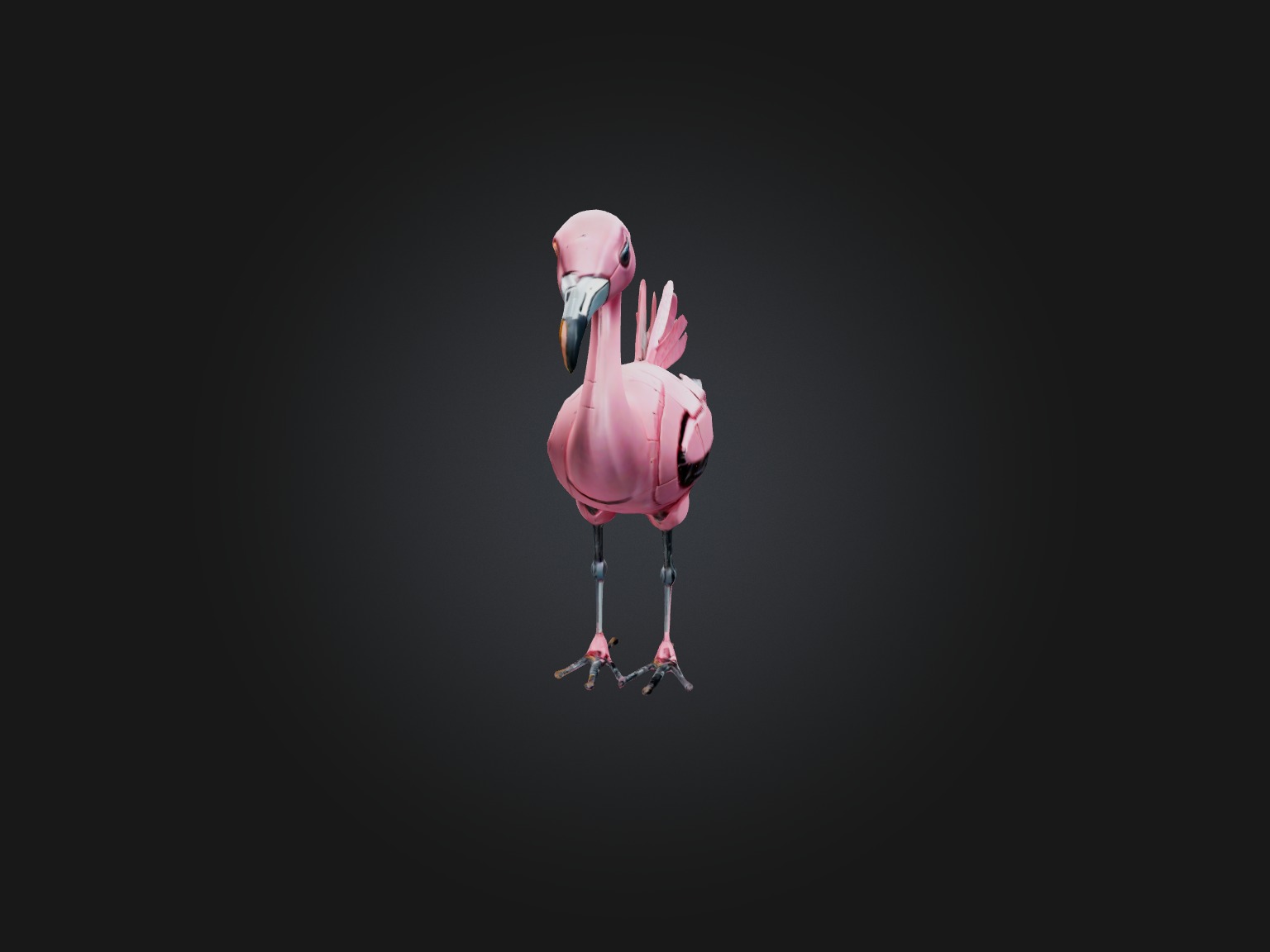 RoboFlamingo Model Low-poly 3D model_6