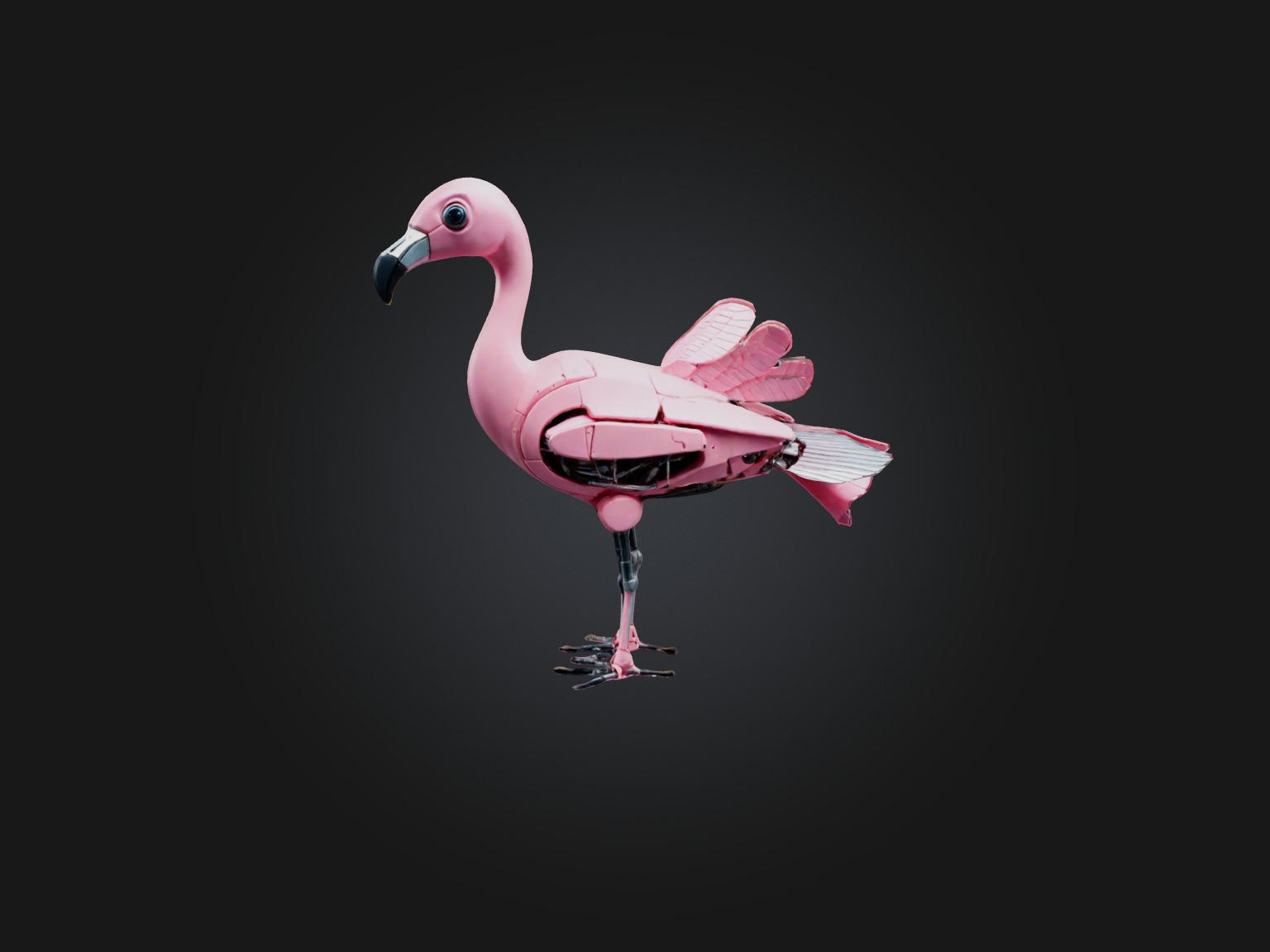 RoboFlamingo Model Low-poly 3D model_3