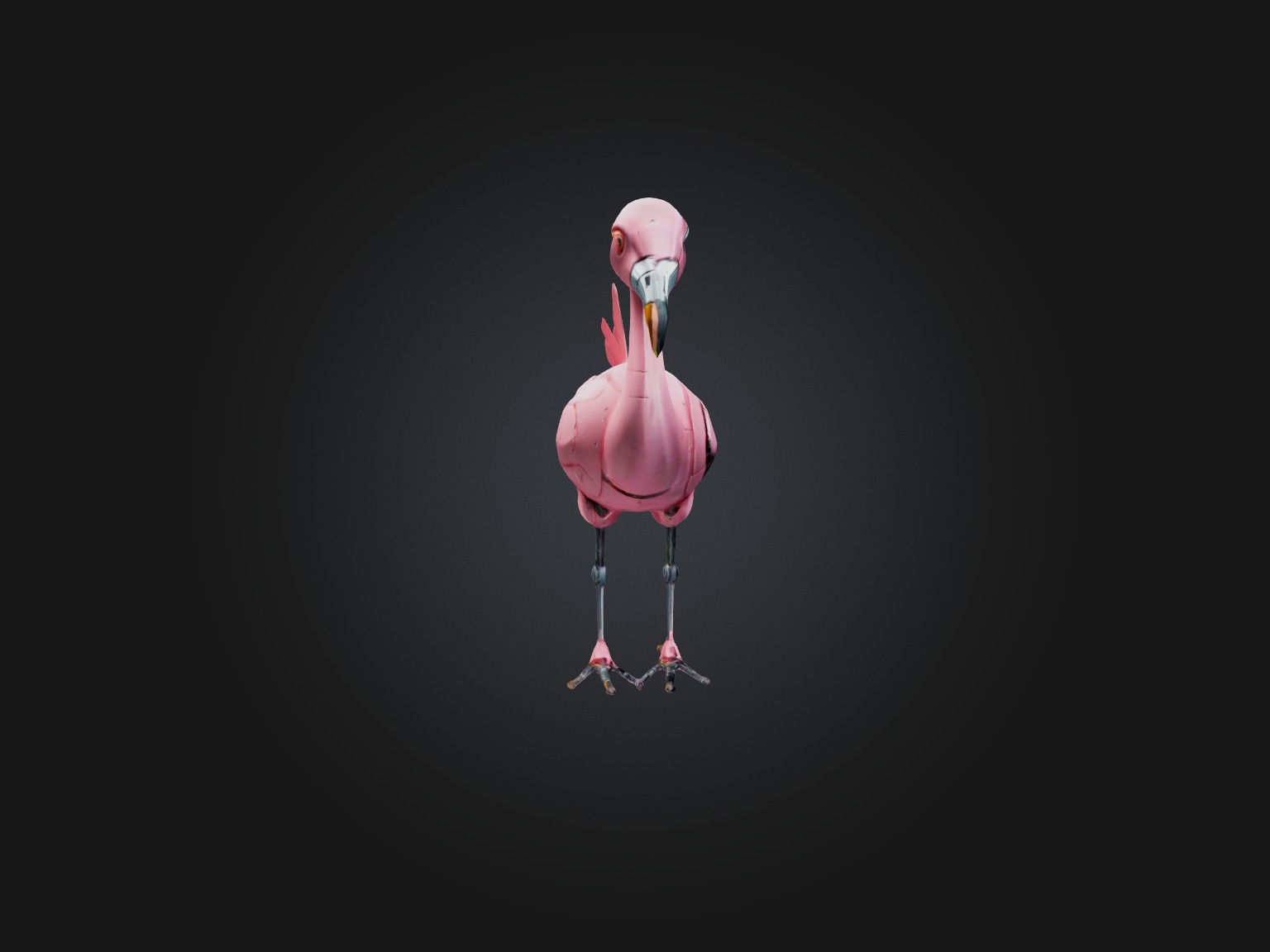 RoboFlamingo Model Low-poly 3D model_7