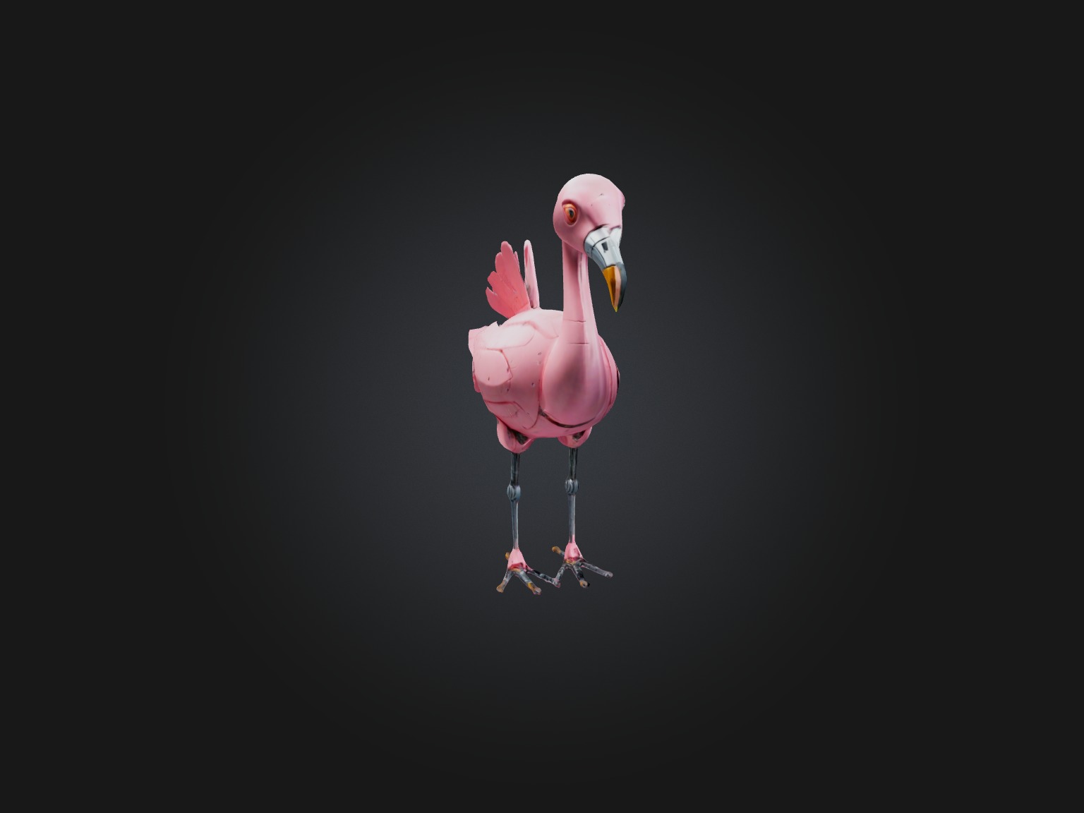 RoboFlamingo Model Low-poly 3D model_9