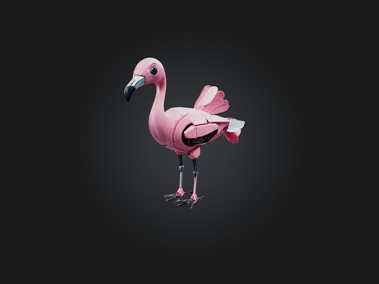 RoboFlamingo Model Low-poly 3D model_5