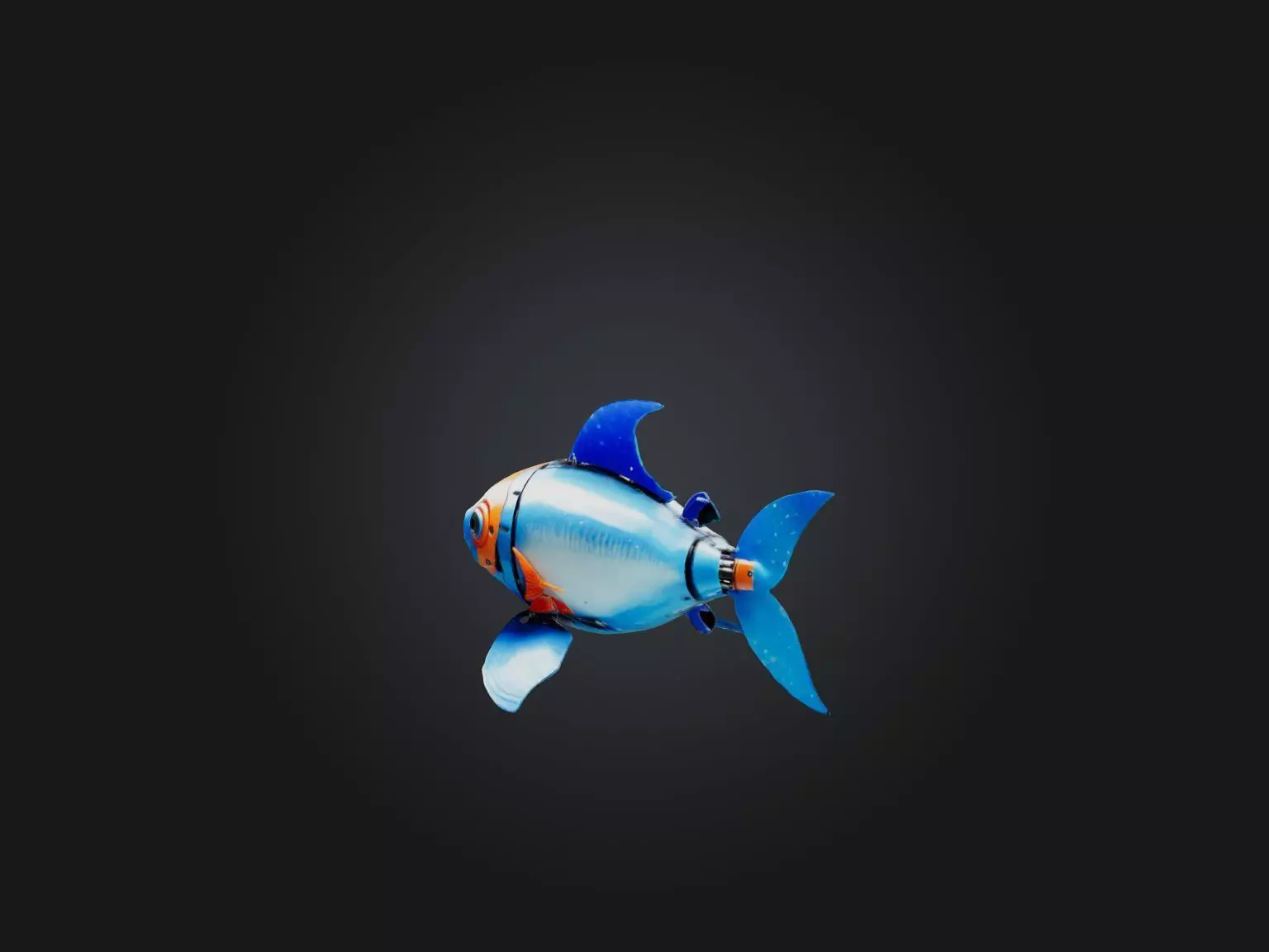 RoboFish Model Low-poly 3D model_0