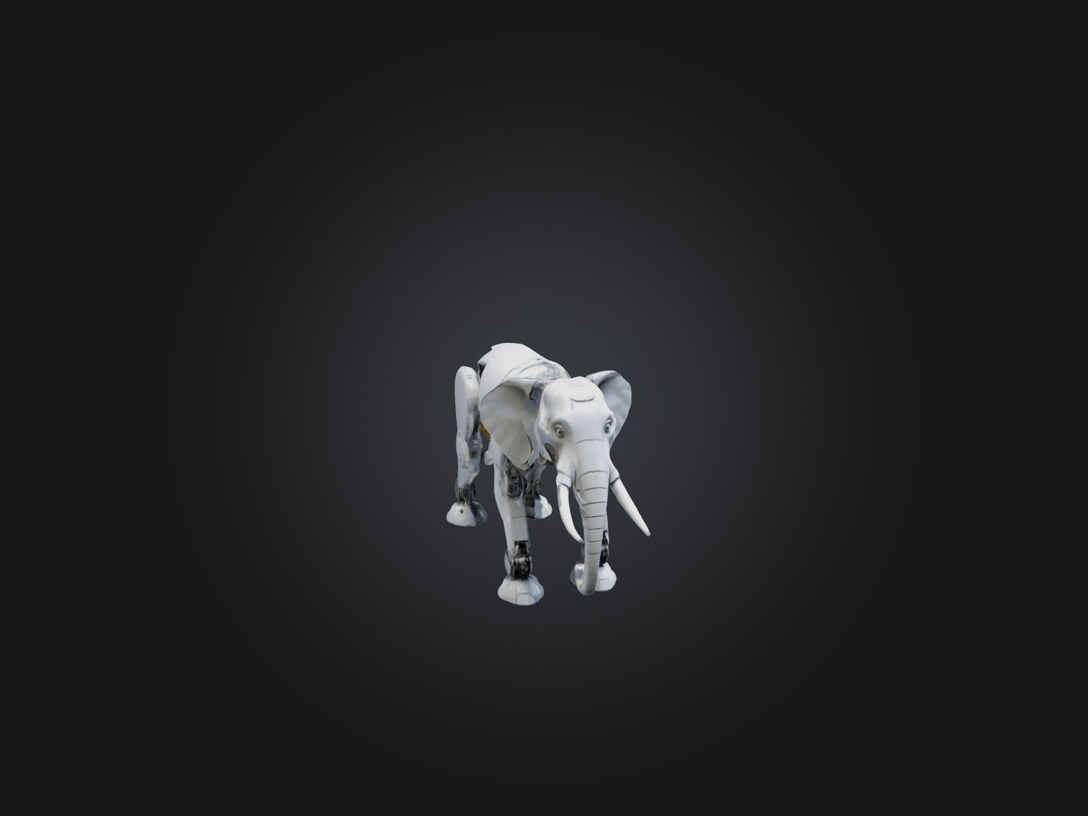 RoboElephant Model Low-poly 3D model_3