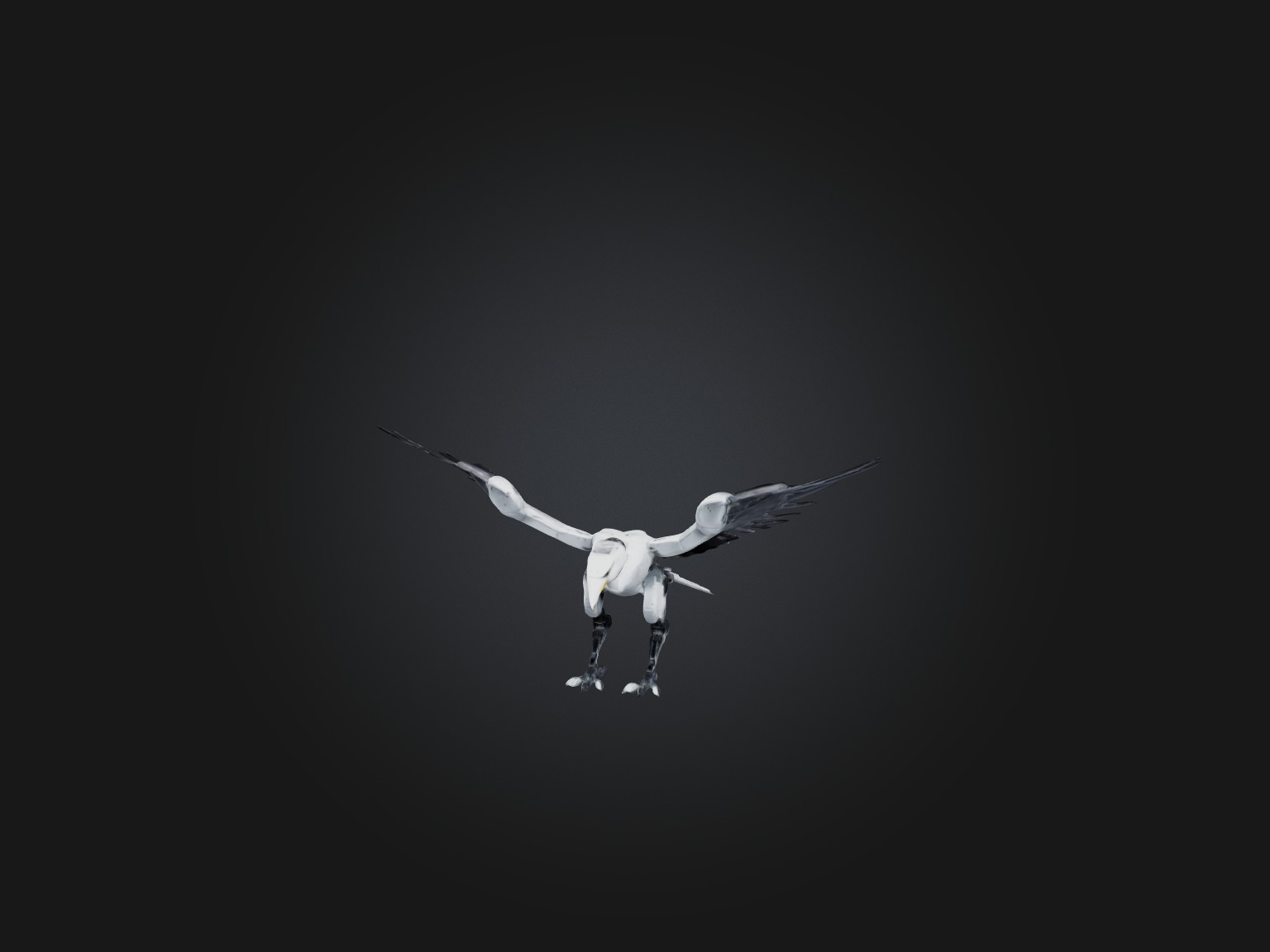 RoboEagle Model Low-poly 3D model_2