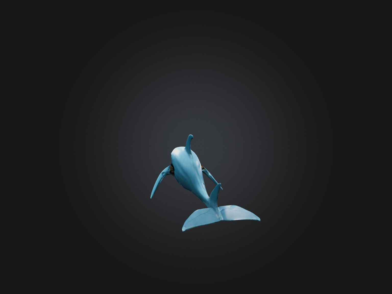 RoboDolphin Model Low-poly 3D model_8
