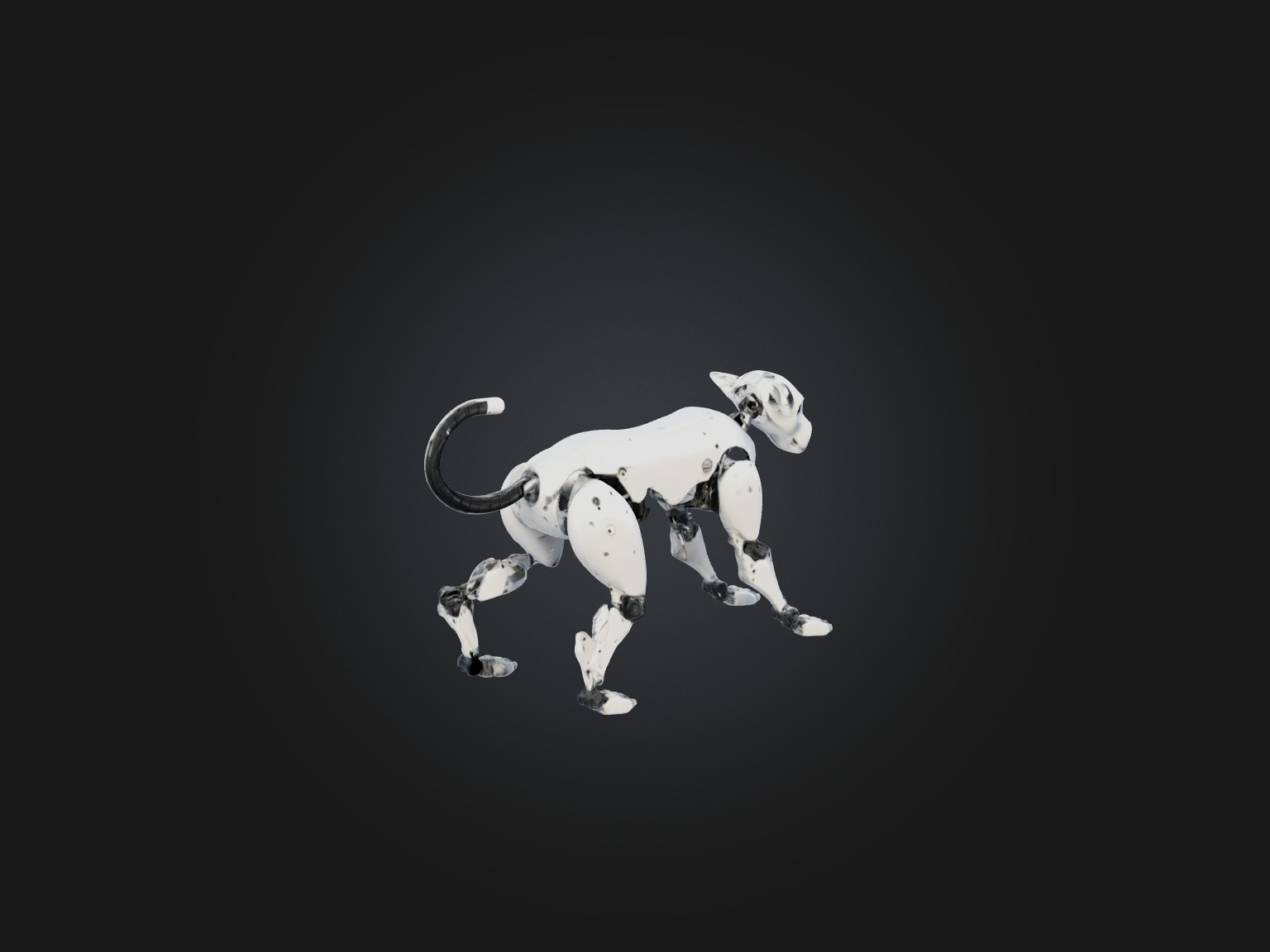 RoboDog Model Low-poly 3D model_4