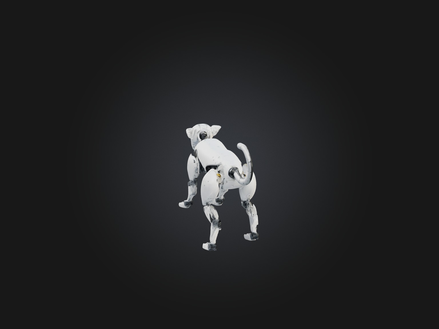 RoboDog Model Low-poly 3D model_8