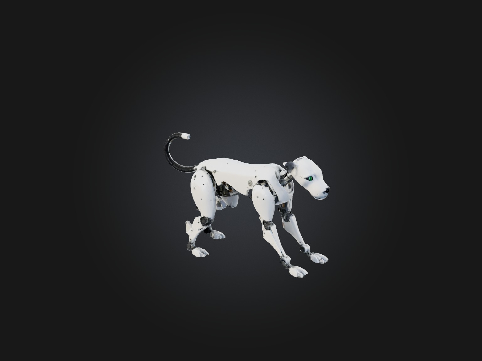 RoboDog Model Low-poly 3D model_7