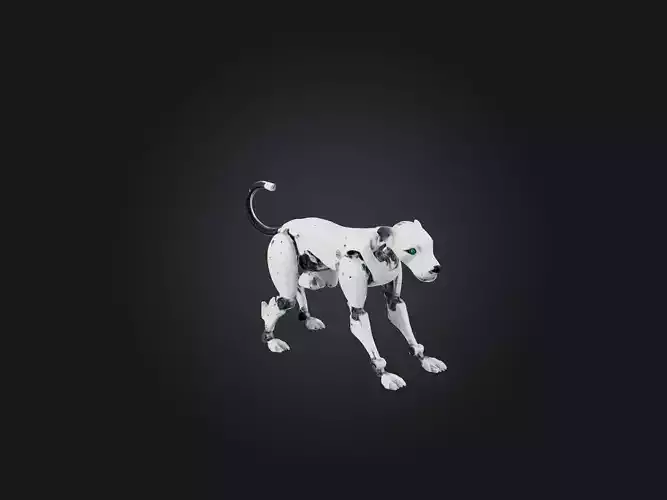 RoboDog Model Low-poly 3D model