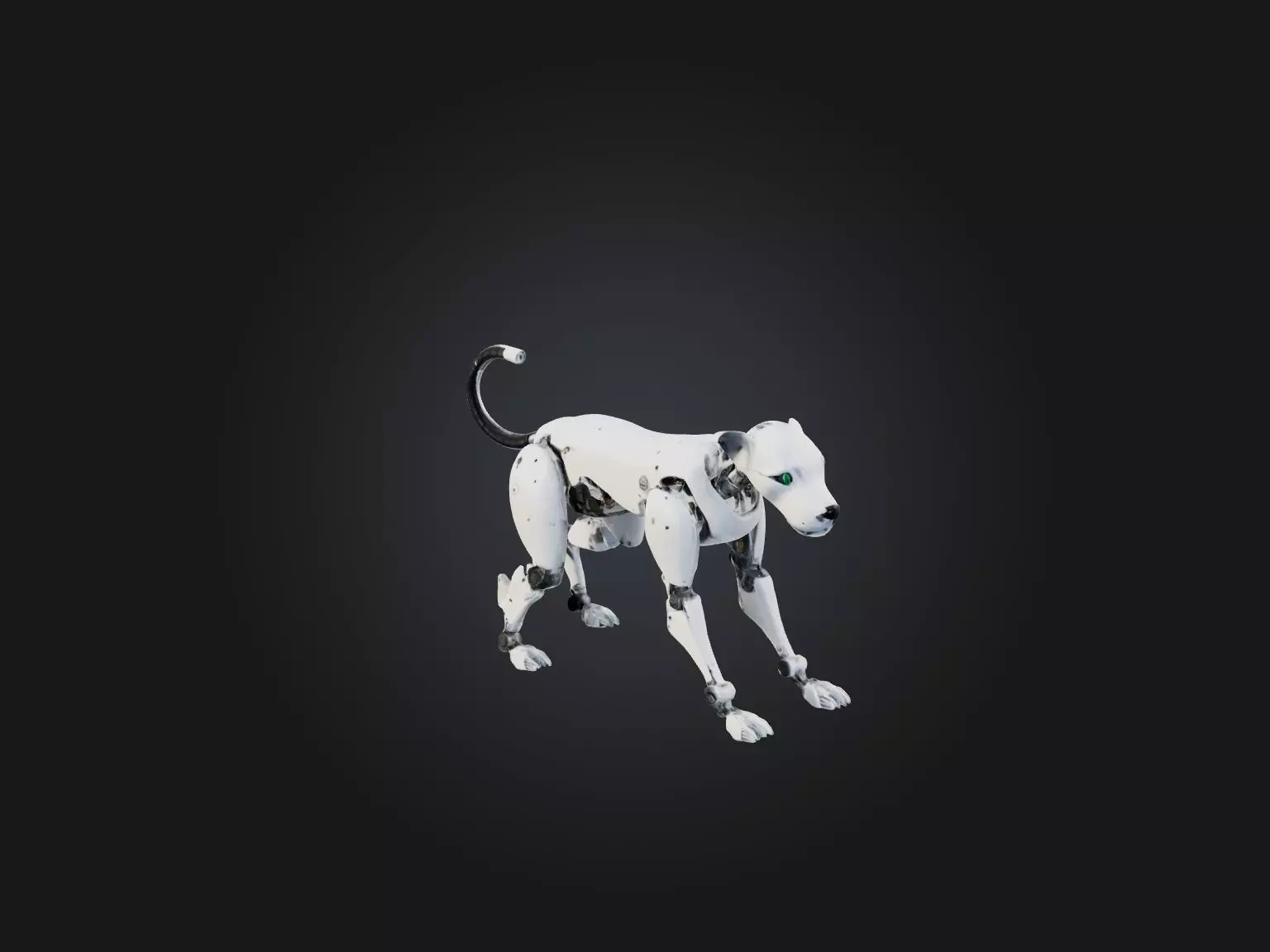 RoboDog Model Low-poly 3D model_0