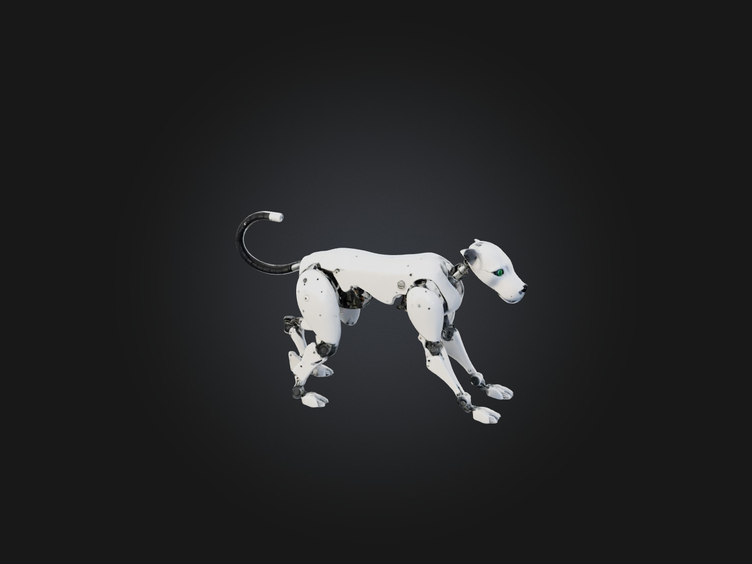 RoboDog Model Low-poly 3D model_2