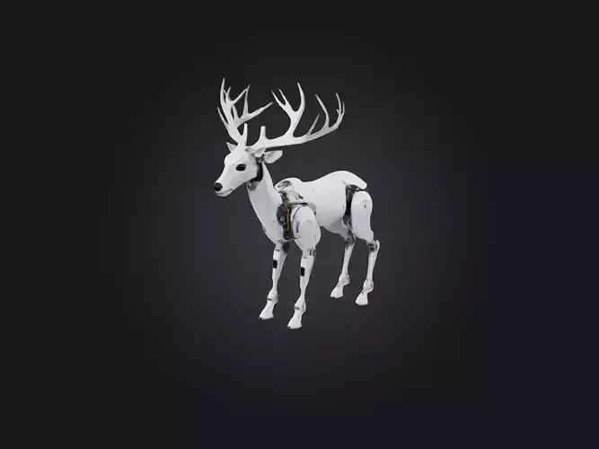 RoboDeer Model Low-poly 3D model