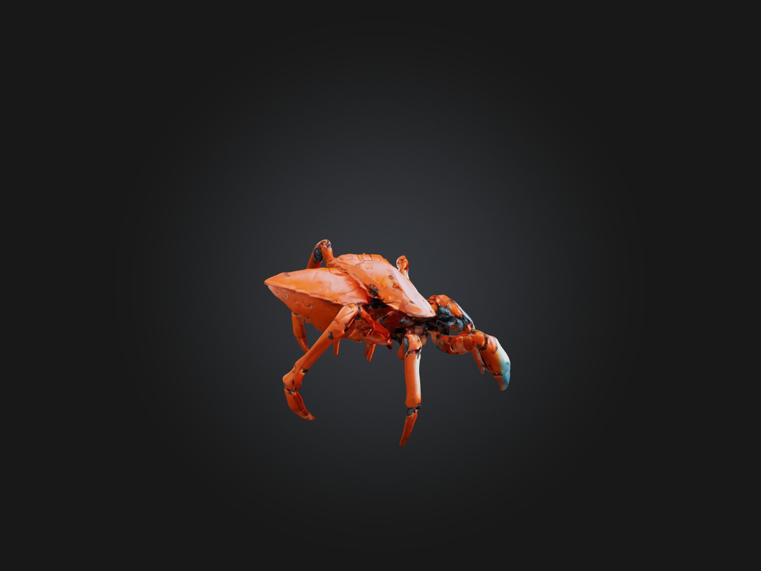 RoboCrab Model Low-poly 3D model_9
