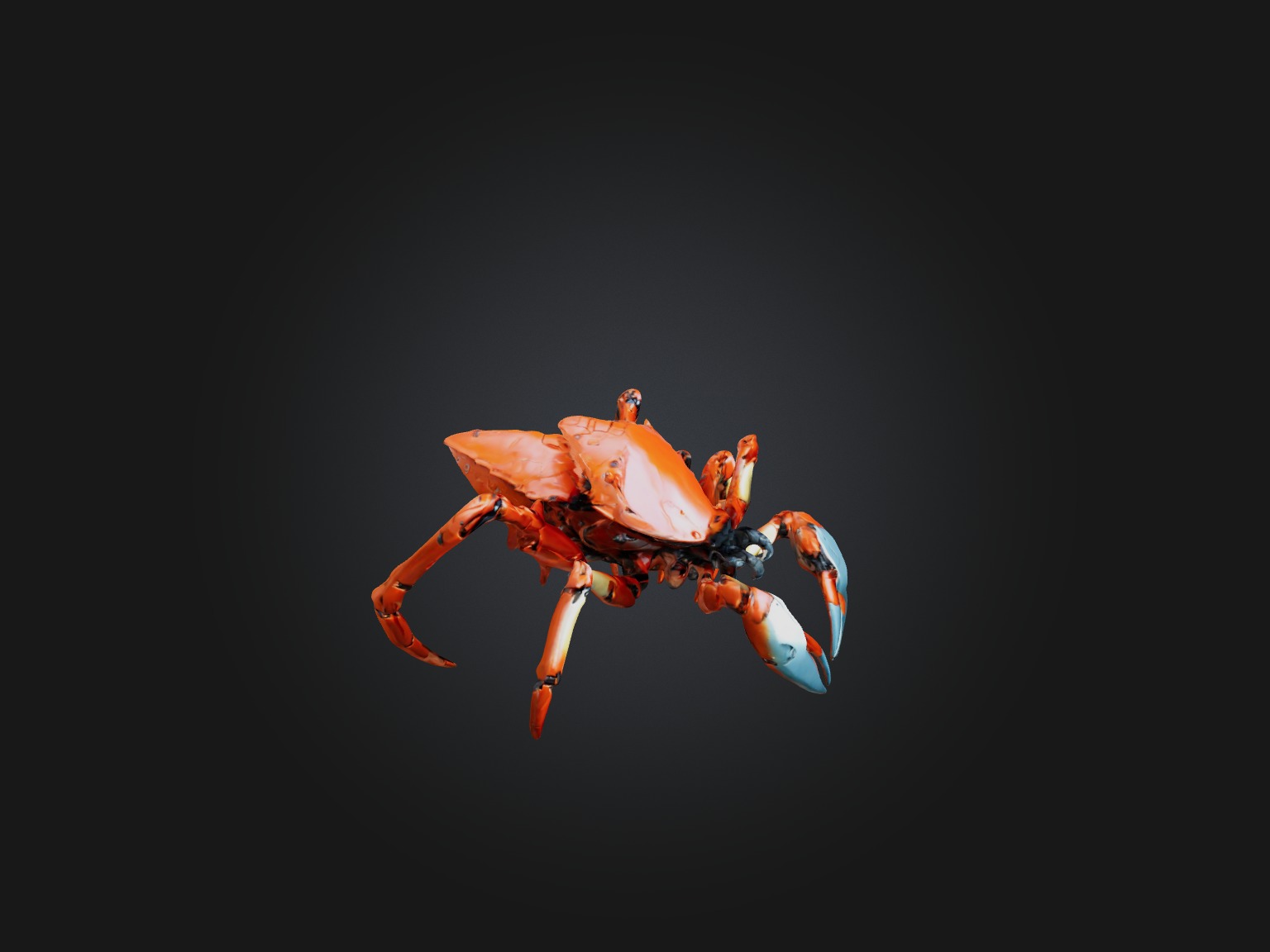 RoboCrab Model Low-poly 3D model_6