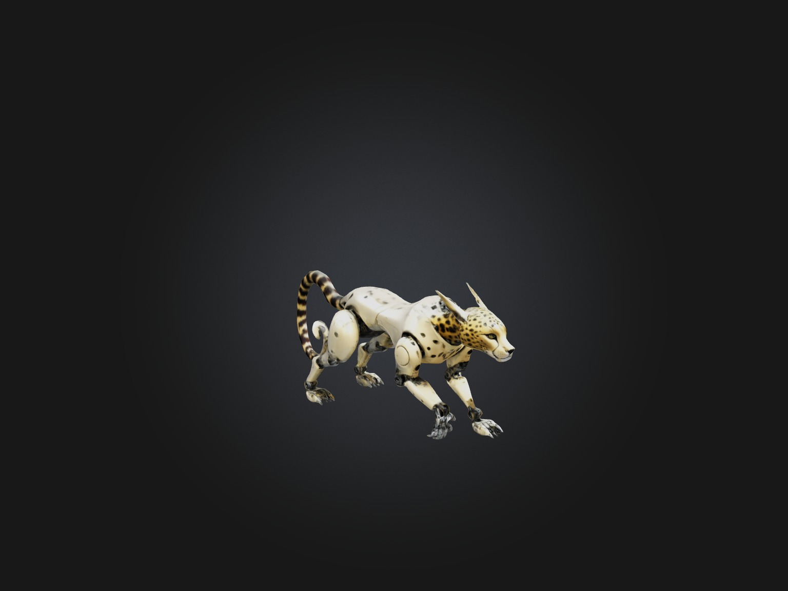 RoboCheetah Model Low-poly 3D model_5