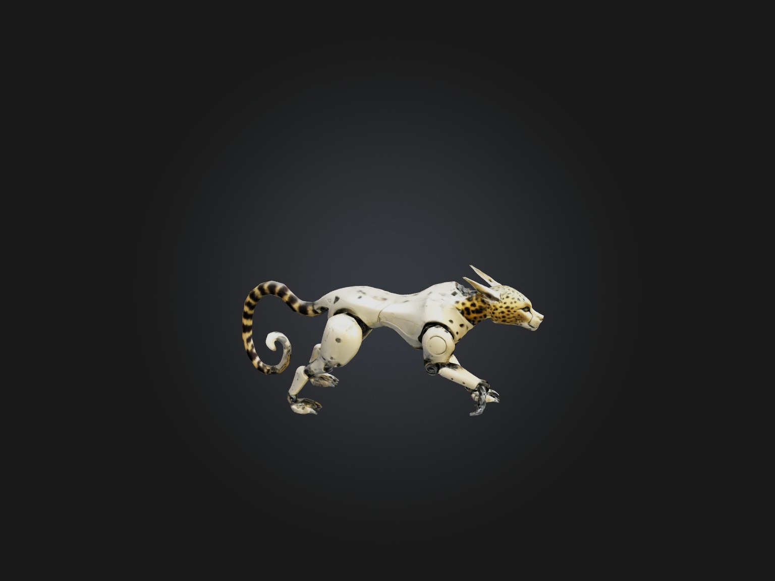 RoboCheetah Model Low-poly 3D model_6