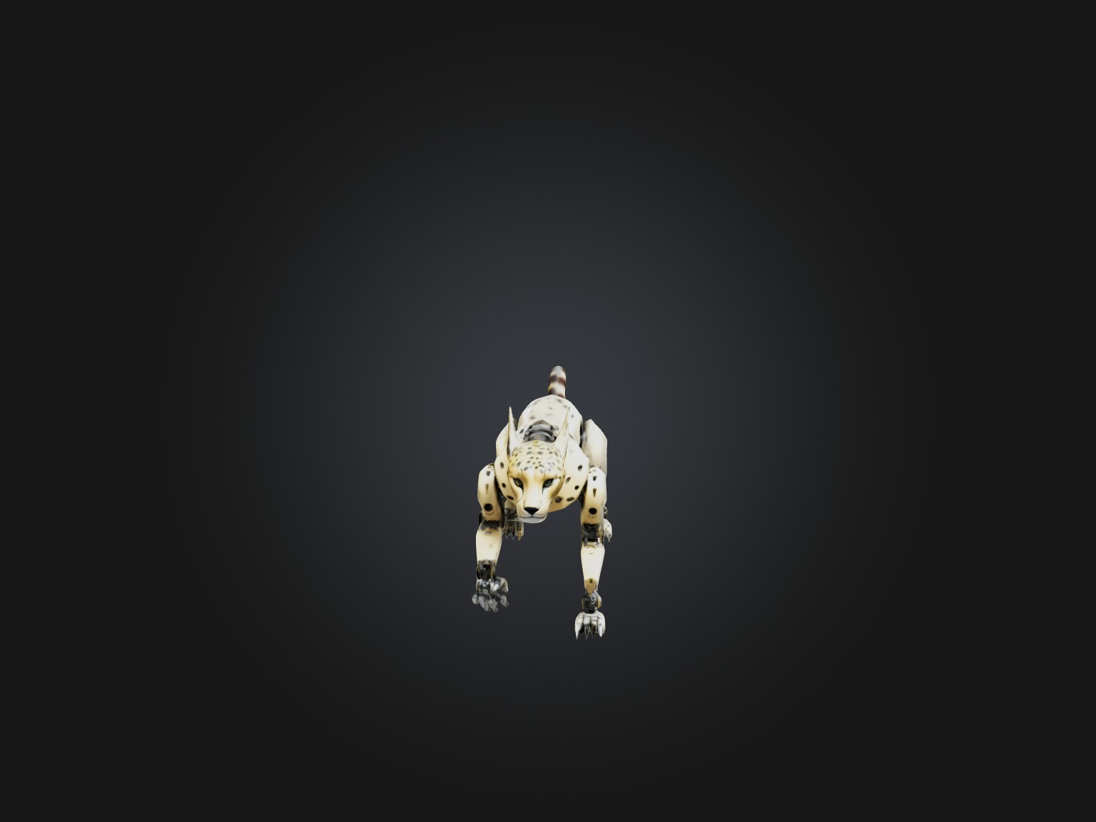 RoboCheetah Model Low-poly 3D model_3
