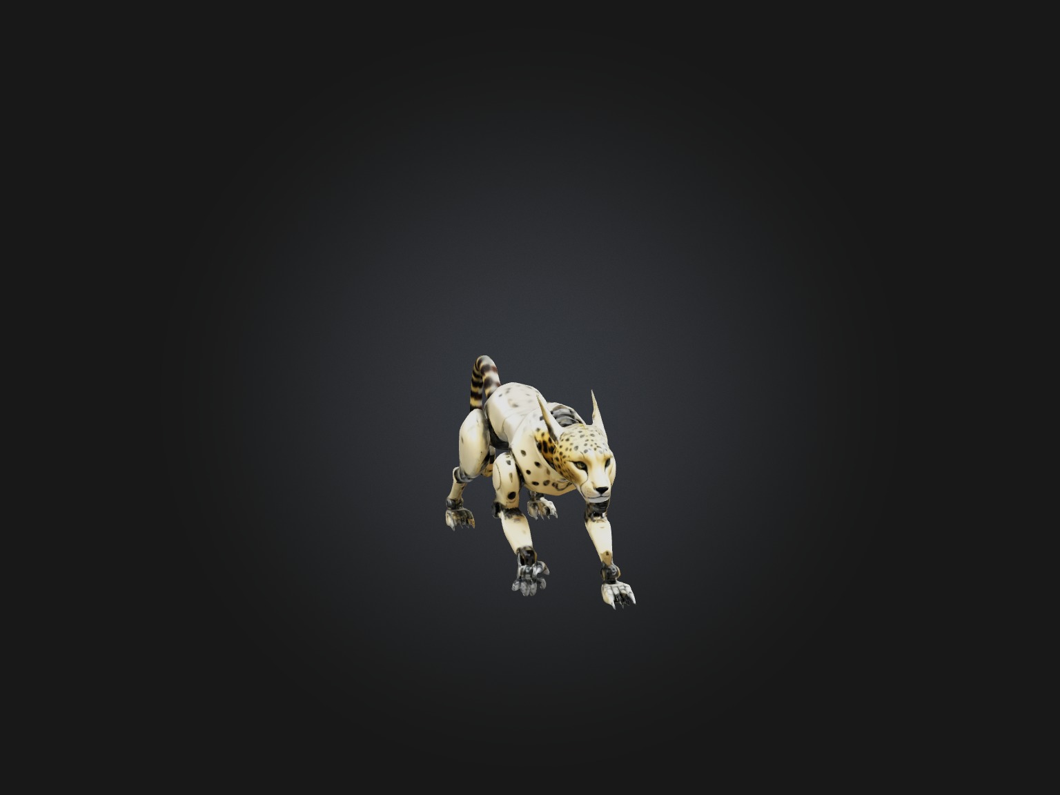 RoboCheetah Model Low-poly 3D model_4